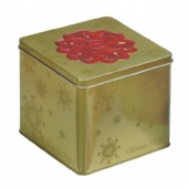 chocolate antique tin box