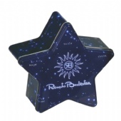 star shaped chocolate tin box