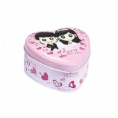 samll heart chocolate tin box