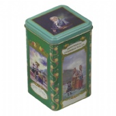 coffee square tin box