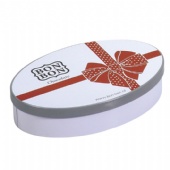 tin coffee oval box