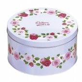 coffee round tin box