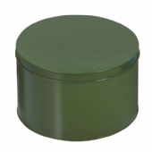 round tin coffee box