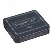 black rectangular coffee tin box