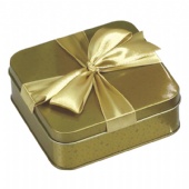 coffee square gift tin box