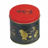 Popular coffee round tin box