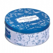 bulk round tea tin box with slip lid