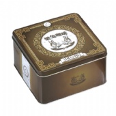 custom printing square tea tin box