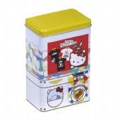 premium rectangle hinged wine tin box