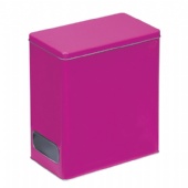 rectangle wine tin box with body window