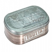 oval wine tin box with customized printing