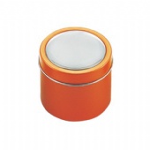 Round shape watch tin box with PVC window