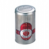 mesh round wine tin box