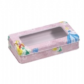 Disney rectangular PVC window watch tin box