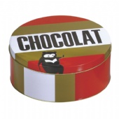 round biscuit tin box