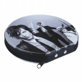 Round zipper CD Tin Box