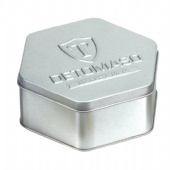 hexagonal biscuit tin box