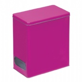 rectangular window biscuit tin box