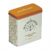 printed rectangular biscuit tin box