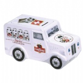 car shaped biscuit tin box