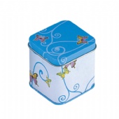 Square candle tin box