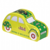 car shape tin for biscuit storage