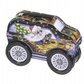 christmas car tin