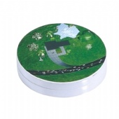 seamless round Tin biscuit Box