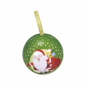 Christmas tin ball