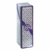 printed rectangle biscuit tin box with hinge