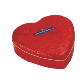 red GHIRARDELLI heart Valentine Tin Box