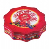 Flower shaped Candy Tin Box