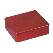 3D embossed rectangular chocolate tin box