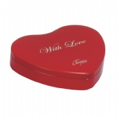 heart shaped Wedding Gift Tin Box