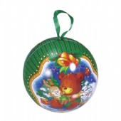 Factory Supply metal christmas tin balls