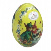 Egg shape Oval Gift Candy Tin Box for Children