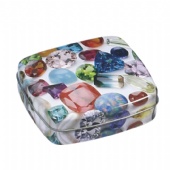 Protable mini square candy tin box