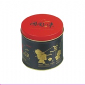 Popular round tea tin box