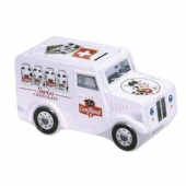 Mini car shaped candy metal tin box