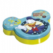 Cute cartoon metal cookie candy container with lid