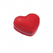 Heart shaped metal candy box