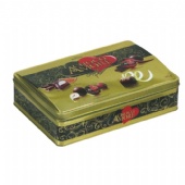 hinged candy tin box