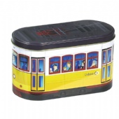 bus shaped candy Tin box