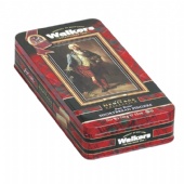 walkers rectangular candy tin box