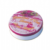 Custom printed small candy tin container with flat lid