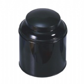 small round candy tin box with dome lid