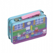 double lid candy tin with handle