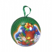 Christmas gift packaging tin ball box