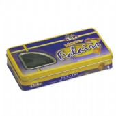 Window top lid rectanuglar candy tin box