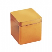 Square plug lid candy tin box